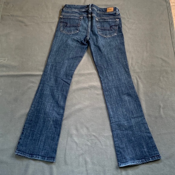American Eagle Original Boot Cut Stretch Blue Jeans Womens Size 6 - Picture 3 of 7